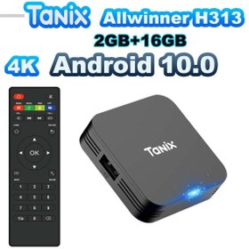 Resim Choice Tanix TX1 Allwinner H313 Android 10.0 TV BOX 4K HDR 2.4G Wifi RAM 1GB 2GB ROM 8GB 16GB Smart Box ... 