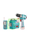Resim Total TOSLI250101E 16V Darbeli Matkap + 100 M Lazer Metre Avantaj Set 