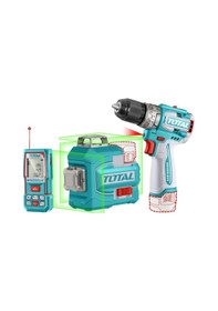 Resim Total TOSLI250101E 16V Darbeli Matkap + 100 M Lazer Metre Avantaj Set 