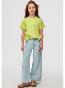 Resim Nk Kids Kız Ispanyol Pantolon 25ynk58707 Mavi 