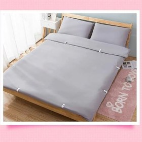 Resim 12 Adet Mandallı Yorgan Battaniye Sabitleme Nevresim Tutucu Klips 