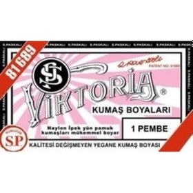 Resim 1 Pembe Renk Kumaş Boyası Viktoria 