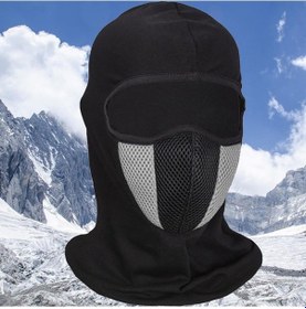 Resim Açık Motosiklet Maskesi Rüzgar Geçirmez Mavi 