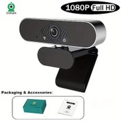 Resim Sunshine011 Exhqdr 1080p Full Hd Usb Webcam B02 1080p Fhd 120 Geniş Açı Sabit Odak 360 Ayarlanabilir Taban Zoom Canlı Yayın Dersler İçin 