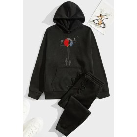 Resim Trendypassion Unisex Evren Temalı Baskılı Eşofman Takımı 