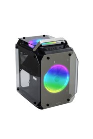 Resim Rush RCA710 SLASH TEMPERED GLASS ATX KASA 