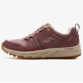 Resim Skechers Escape Plan-endless Pursuit Water Repellent Leather Memory Foam Womens Outdoor Shoes Su Tutmayan Hafızalı Taban Hakiki Deri Kadın Outdoor Ayakkabı Mor 