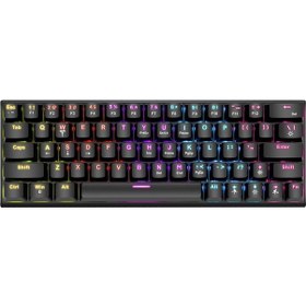 Resim Geeroyoo Mekanik Klavye 63 Tuşlu Oyun Klavyesi Yüksek Kaliteli Mavi Anahtarlar Çeşitli Rgb Arka Aydınlatmalı 17 Aydınlatma Modu Windows Mac Os Linux Ve Daha Fazlası İçin Ergonomik 