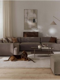 Resim S Home Design Concept Molly 4 Modül Köşe Koltuk, Sol Köşe Keten 210x290 cm 