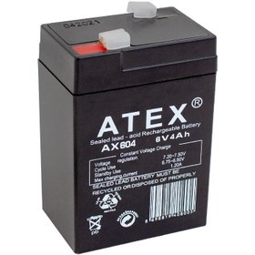 Resim AKÜ 6 VOLT 4 AMPER ATEX AX-604 IŞILDAK AKÜSÜ (70 X 48 X 101 MM) 