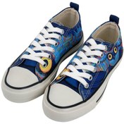 Resim Dogo Kadın Vegan Lacivert Sneakers - Feathers of the Owl Tasarım 