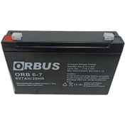 Resim Orbus 6v 7ah Kuru Bakımsız Akü Oyuncak Jeep Vb Orb 6-7 