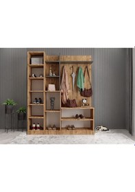 Resim Çizgi Portmanto Vestiyer Ayakkabılık ÇF 160 