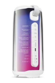 Resim peakaks Taşınabilir Bluetooth 5.0 Hoparlör Ses Bombası Yüksek Ses Gücü , Sese Duyarlı Led Işık Senfoni 