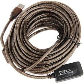 Resim Aktif Uzatici Dişi Erkek Usb Uzatma 10 Mt Active Repeater Kablo 