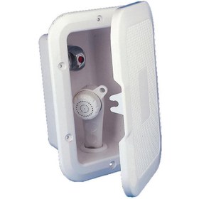 Resim Case, Side Mounted, w/Shower, 3m Hose, w/Lid, White 