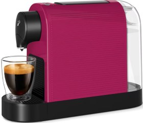Resim Tchibo Cafissimo Pure Plus 644880 kapsül kahve makinesi, 800 ml, 15 bar, 1250W, Siyah - Fuşya 