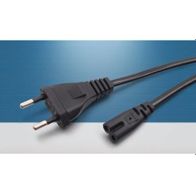 Resim 1.5Mt Teyp Fişi Power Kablosu - Çift Oluk 