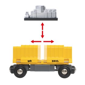 Resim BRIO 3 Vagonlu Kargo Treni 