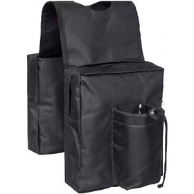 Resim 600d Su Geçirmez Utv Çantası - Kar Arabası, Atv Ve Motosikletler İçin Geniş Depolama Siyah Siyah 