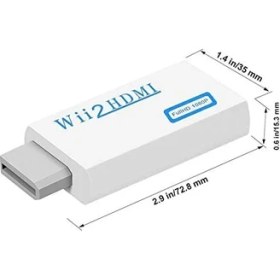 Resim Wii Için HDMI Tv Kablo Çevirici Dönüştürücü Adaptör 4542 