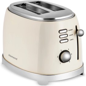 Resim Homend Vintage Breadfast 1527H Ekmek Kızarrtma Makinesi Krem 
