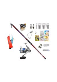 Resim Sea Power 5000 Remixon Strong 420cm 100-250gr Kıyı Olta Takımı Seti 