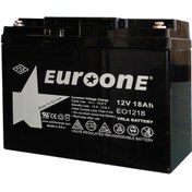 Resim EUROONE EO1218 12 VOLT - 18 AMPER AKÜ (181 X 76 X 167 MM) 