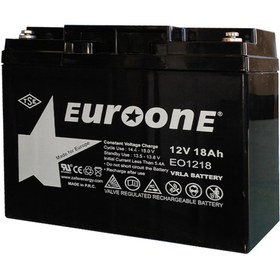 Resim EUROONE EO1218 12 VOLT - 18 AMPER AKÜ (181 X 76 X 167 MM) 