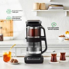 Resim Karaca Wifi Connect 4 in 1 (Çay Demleme, Filtre Kahve, Mama Suyu, Sıcak Su) Konuşan Otomatik Demleme Makinesi 2500W 