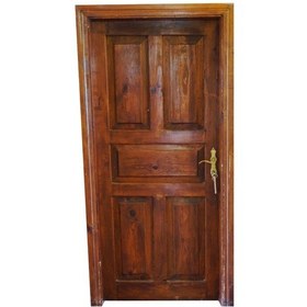 Resim Masif Ahşap Dış Kapı 