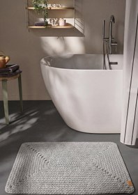 Resim Cool Halı Glenn 602 Gri Dikdörtgen Banyo Paspası - 50x80 