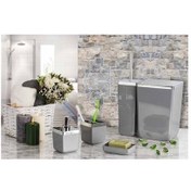 Resim Primanova Toskana 5 Parça Banyo Seti Gri 