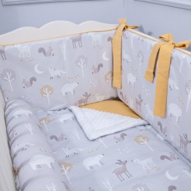 Resim Winter Bebek Uyku Seti - Düz Bumper / 70x140 