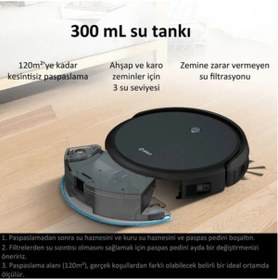 Resim +360 Botslab C50 Vacuum Mop Kumandalı Akıllı Robot Süpürge ( Türkiye Garantili) 