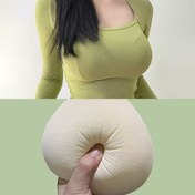 Resim 2 Adet Görünmez Göğüs Geliştirici Pedler - Tekrar Kullanılabilir Anti-Konveks Sütyen İçlikler, Naylon & Viskon Karışımı, Düz Renkli Sütyen Aksesuarları Kadınlar İçin 