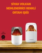 Resim TeknomAVM Alev Efektli Ultrasonik Difüzör – Sessiz Çalışma 