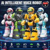 Resim Robot Oyuncak, Şarj Edilebilir RC Robot Çocuklar İçin 3-5-8, Müzik ve LED'li Uzaktan Kumandalı Oyuncak.Çocuklara Hediye 
