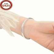 Resim Bohemian Tarzı 925 Gümüş Bileklik - Plaj Tatilleri ve Günlük Kıyafetler İçin Mükemmel, Kadınlar İçin İdeal Hediye | Dayanıklı El Takısı 