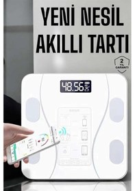 Resim Zengemtx Tartı Baskül Dijital Elektronik Tartı Vücut Analiz Wifi Akıllı Yağ Ölçer 