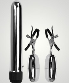 Resim xShopum Titreşim Mandallı Göğüs Uyarıcı & Vibratör 