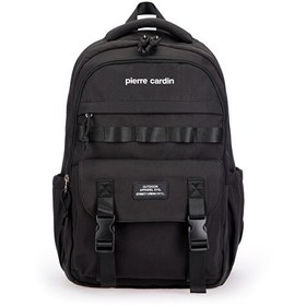Resim Pierre Cardin Okul Sırt Çantası Siyah 07PCK2318-S 