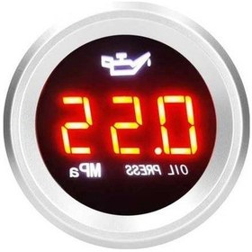 Resim Pazly Yanıp Sönen Alarmlı Dijital Yağ Basınç Göstergesi 0-1.00mpa K20463 