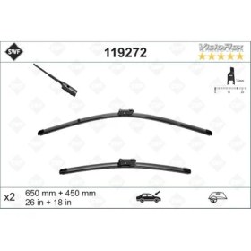 Resim Valeo SİLECEK SÜPÜRGESİ ÖN ÜSTTEN BASMALI GOLF7-A3-PASSAT-POLO 2012 650 X 450 MM 5G1998002 351998001 851998002A 