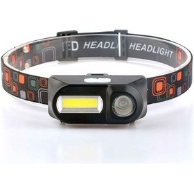 Resim Barnetta Br T200 T6 + Cob Led Şarjlı Kafa Feneri Siyah 