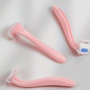 Resim Kadınlar için 3'lü Bikini Tıraş Bıçağı, Genital Bölge, Kollar, Bacaklar, Koltuk Altı için Manuel Tüy Alma Makinesi, Acısız Islak ve Kuru Vücut Tıraş Makinesi Koruyucu Kapağıyla 