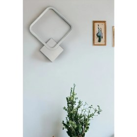 Resim Enisa Modern Tasarım Gri Renk Gün Işığı Ledli Banyo - Mutfak - Salon LED Duvar Aplik 