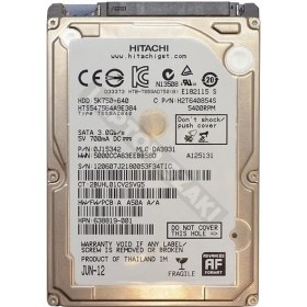 Resim Hitachi 5K750 640GB Travelstar Sata3 Notebook Harddisk 
