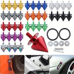 Resim Besthome1 Mavi Araç Tampon Konik Çevreleme Takviye Kelepçesi Bagaj Kaput Kapağı 