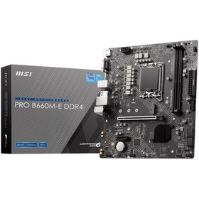 Resim MSI Pro B660m-e D4 1700p Vga Hdmi 